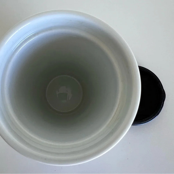 Peet’s Coffee Ceramic Glass Tumbler 12 oz w/lid - Picture 12 of 13